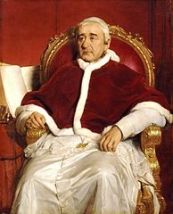 papa Gregorio XVI Cappellari ritratto da Paul Delaroche