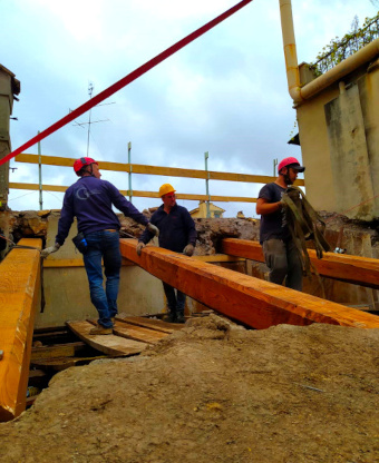 Foto dei lavori in corso